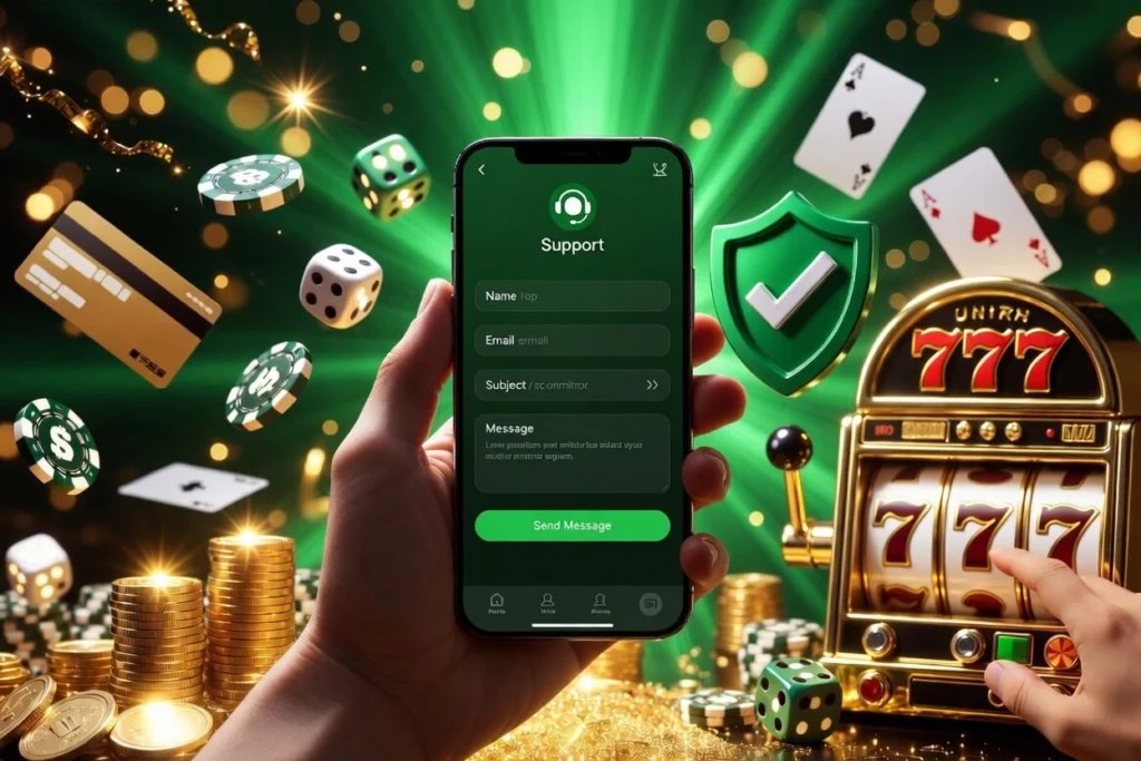 8jjcasino Website Support Form